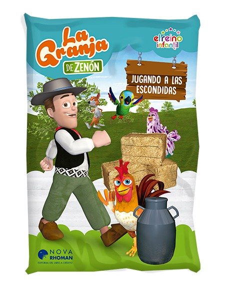 Producto - LA GRANJA DE ZENON - LIBRO ALMOHADA JUGANDO A LAS ESCONDIDAS