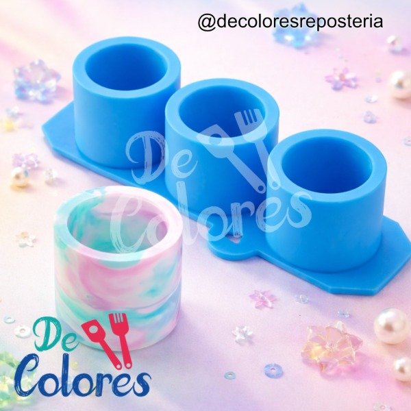 Producto - Molde maceta circular x 3