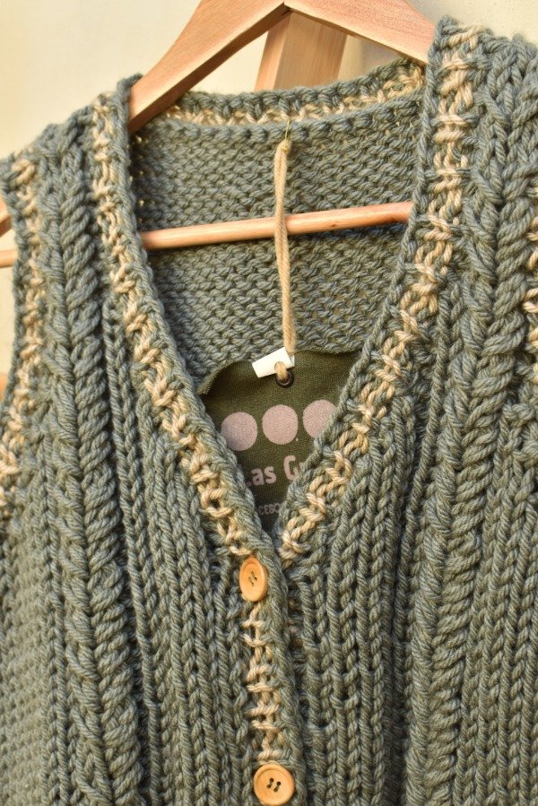 Producto - Chaleco Años - Verde Seco - 6