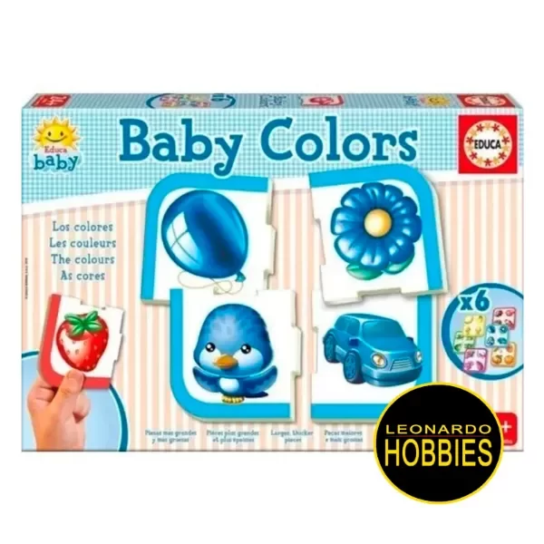 Producto - Baby Colors 6 Puzzles De 4 piezas c/u Educa 18038