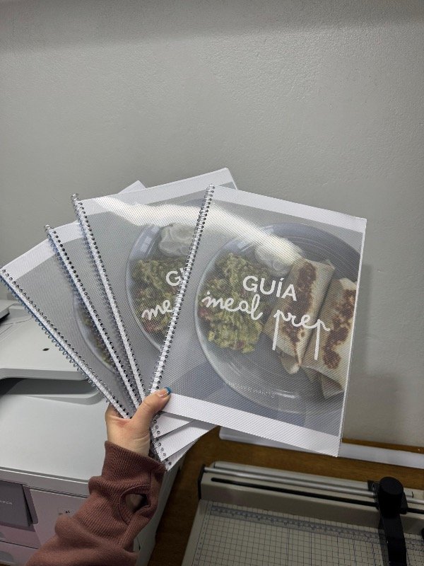 Producto - GUÍA MEAL PREP IMPRESA Y ANILLADA - 0