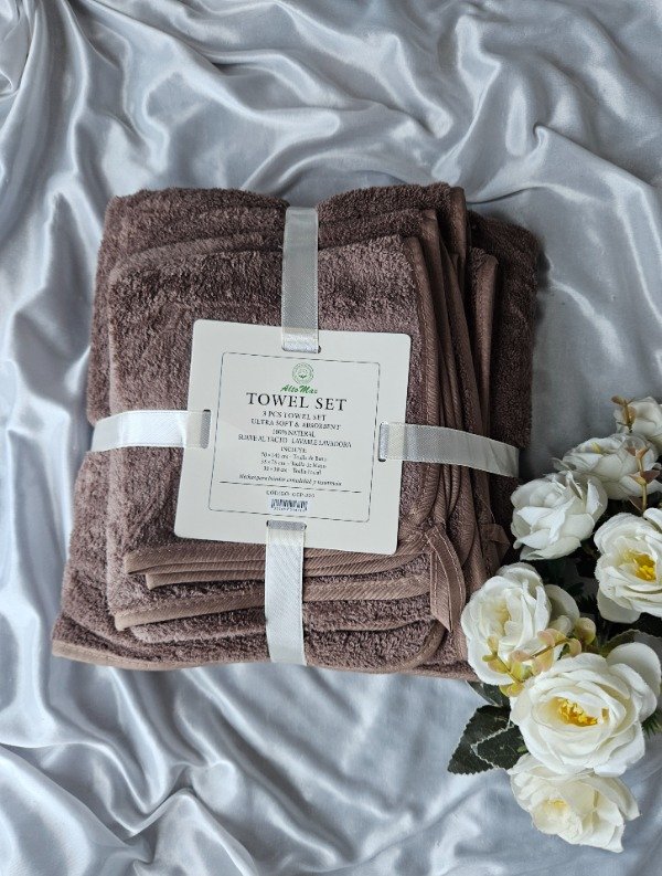 Producto - SET DE 3 TOALLAS DE SECADO RAPIDO CHOCO