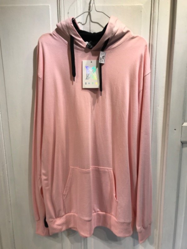 Producto - Buzo BAXX rosa hoodie liso- nuevo c/etiqueta- Talle 18 años- PRECIO: 28x