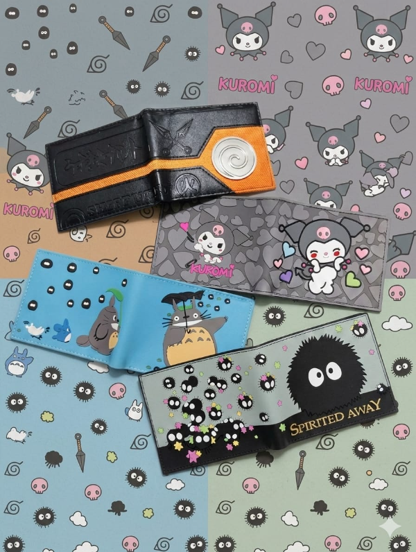 Producto - Billeteras Sanrio, Naruto y Ghibli - Ingrese para elegir modelo