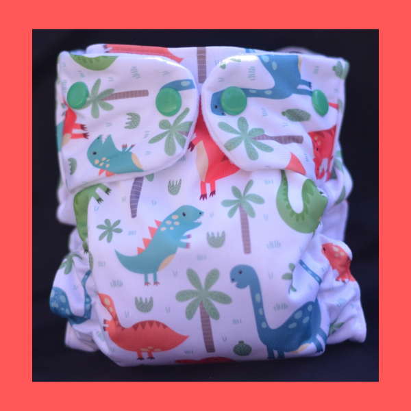 Producto - Pañal de tela ecológico DINOS