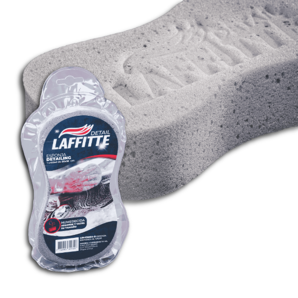 Producto - ESPONJA AERODINAMICA GRIS 22X11X6.5CM LAFFITTE ES004-D - 0