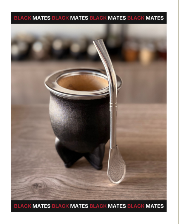 Producto - MATE CAMIONERO (Cuero/Calabaza) CON BOMBILLA