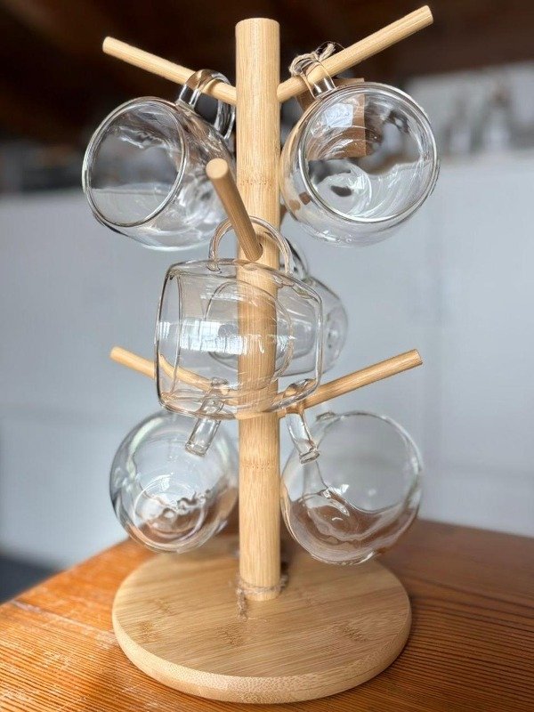 Producto - Porta Tazas bambú