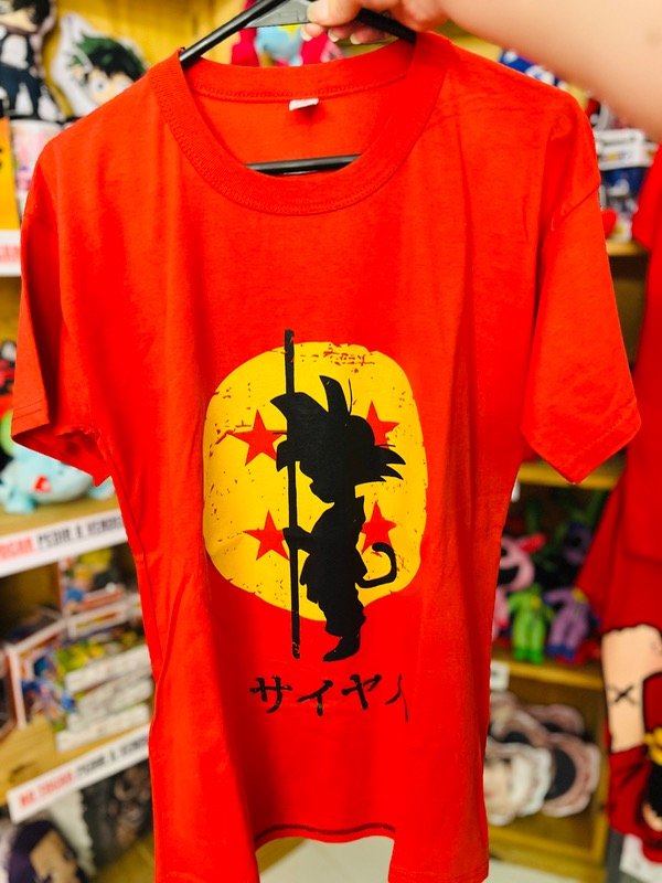 Producto - Remera Goku chiquito color roja