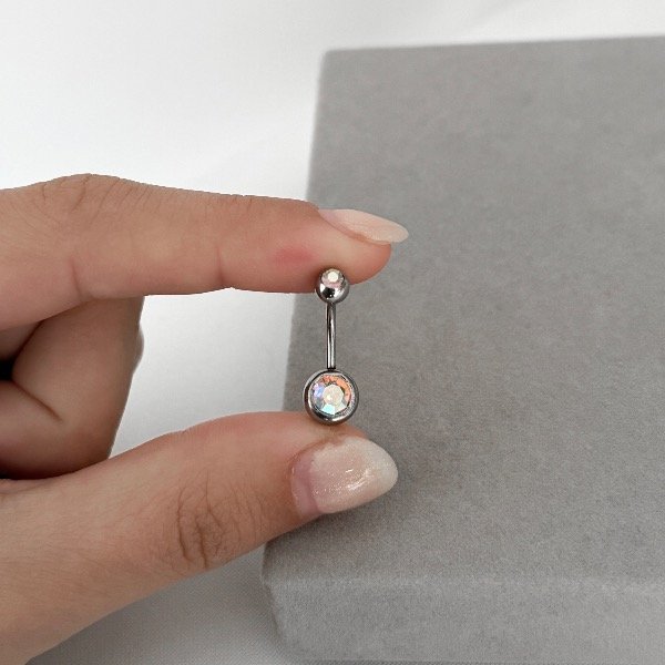 Producto - Piercing ombligo strass (acero quirúrgico) (unidad) - 2