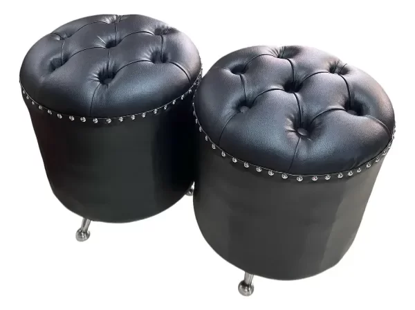 Producto - Puff Redondo Capitoné a Medida - 12