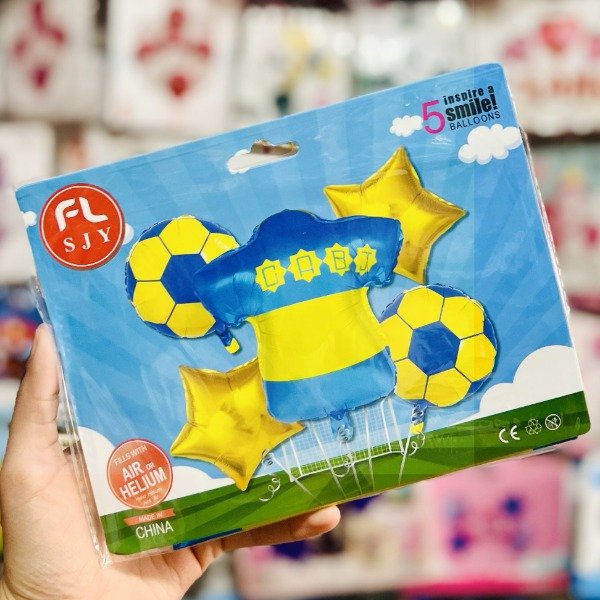 Producto - Set de globos Boca 5pcs