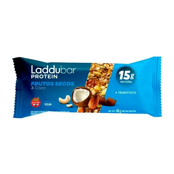 Producto - Laddubar Protein - Frutos Secos y Coco