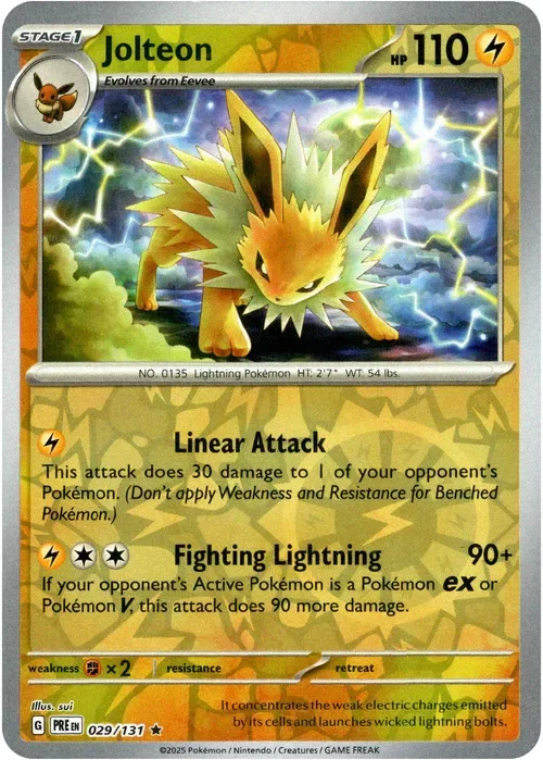 Producto - Jolteon - 029/131 - Prismatic Evolutions - Reverse Holo