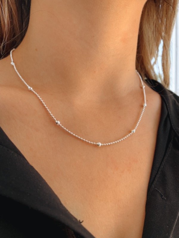 Producto - Collar Bolitas 40 a 45cm