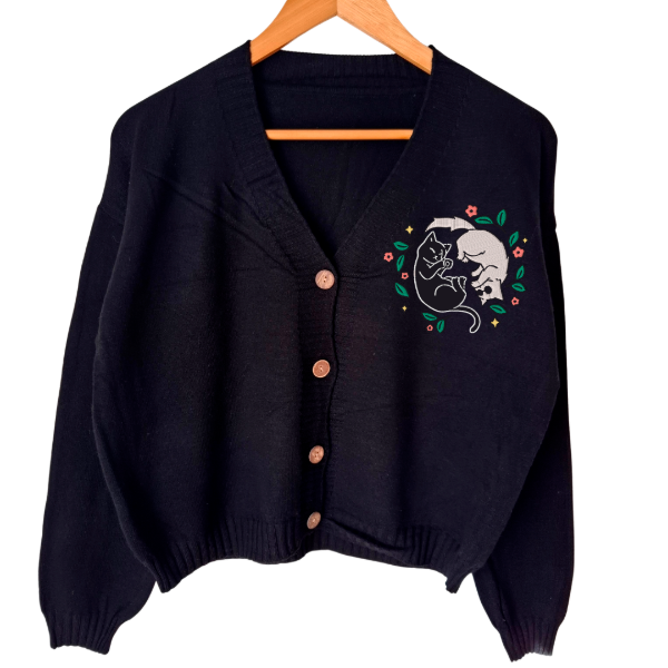 Producto - Cardigan Satosugu negro - JJK