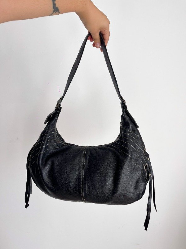 Producto - Cartera Cuero Flecos
