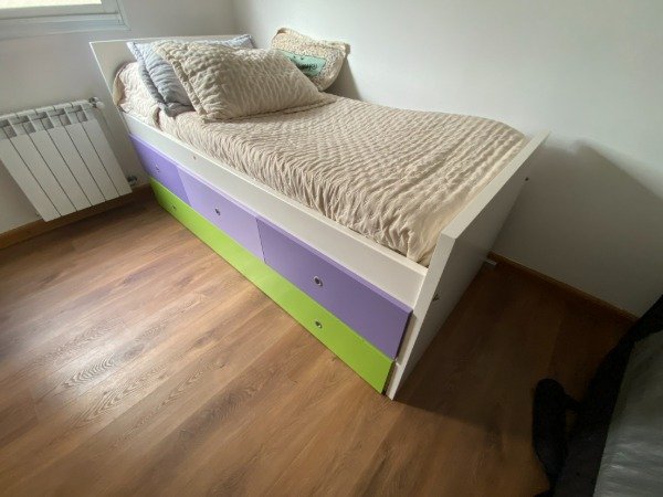 Producto - CAMA FUNCIONAL CON CAJONES Y CARRITO #10722