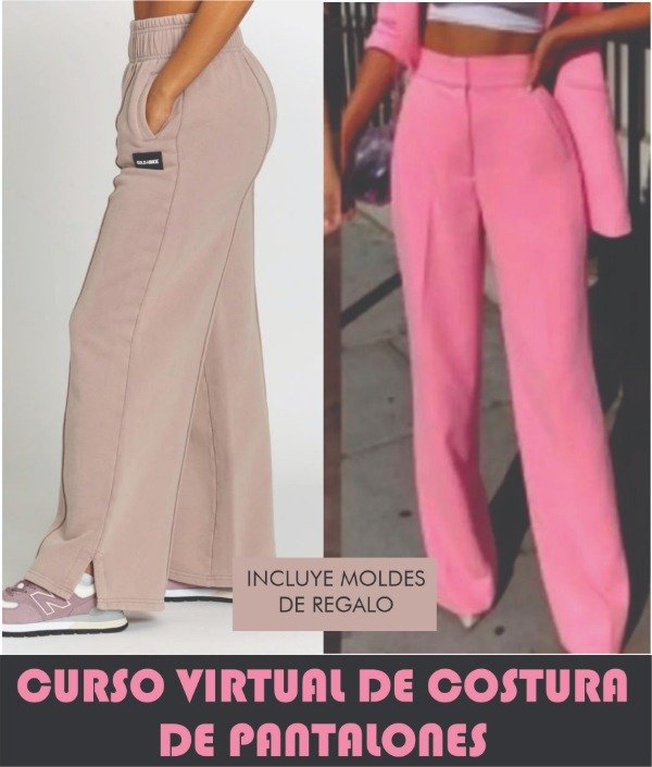 Producto - CURSO DE COSTURA DE PANTALONES -moldes de regalo-