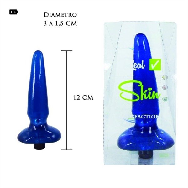 Producto - PLUG MEDIANO AZUL CON VIBRO