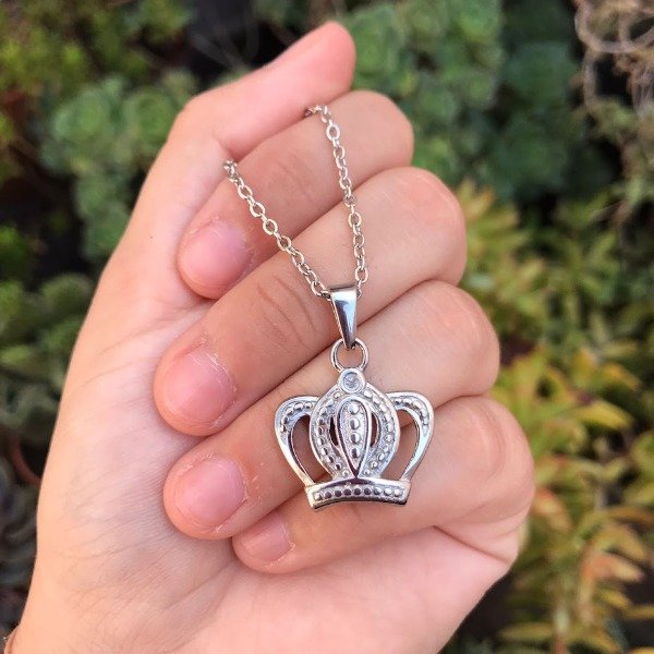 Producto - Conjunto Cadena + Dije Corona grande