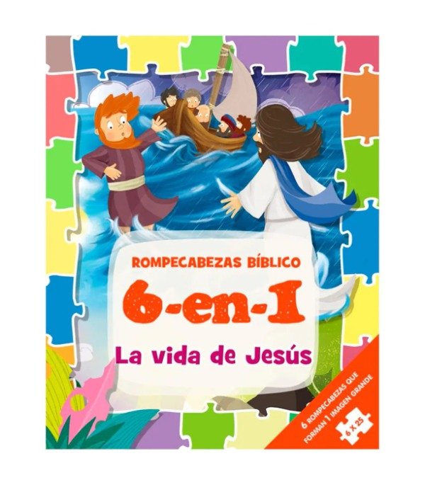 Producto - LA VIDA DE JESÚS - Rompecabezas Bíblico 6 en 1