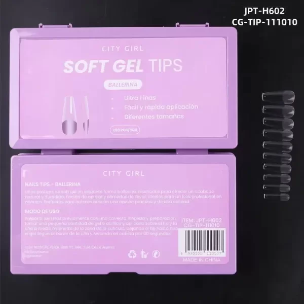 Producto - TIP SOFT GEL EN CAJA (BALLERINA)