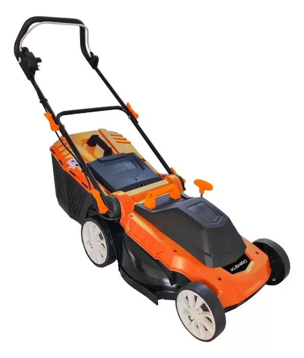 Producto - Cortadora De Cesped KUSHIRO 1600w Con Recolector Regulador altura de Corte