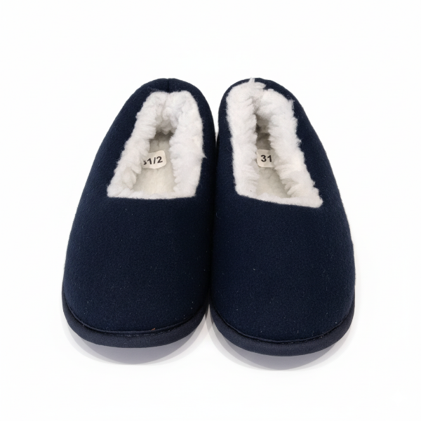 Producto - PANTUFLA FLEX CON CORDERITO azul/rosa/gris