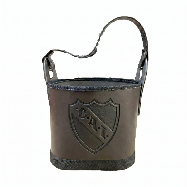 Producto - Art 1132 Canasta matera cuerina grabada Independiente