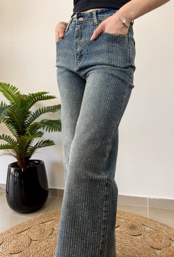 Producto - Denim Full Strass elastizado