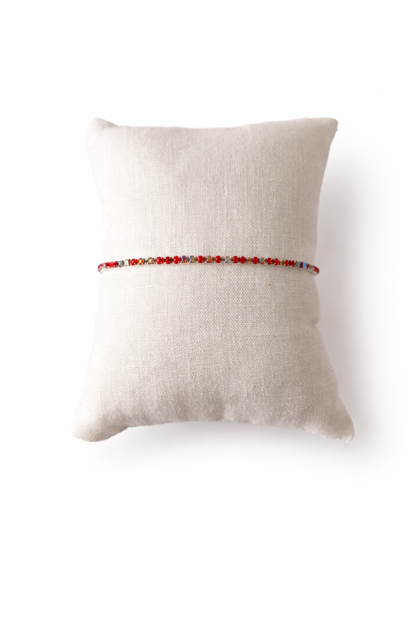 Producto - Pulsera shine roja tornasol