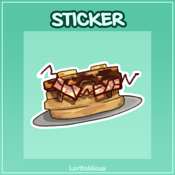 Producto - Poli-pancakes Sticker