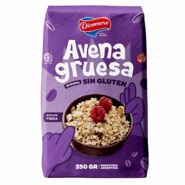 Producto - Avena Gruesa Sin Gluten - Dicomere-