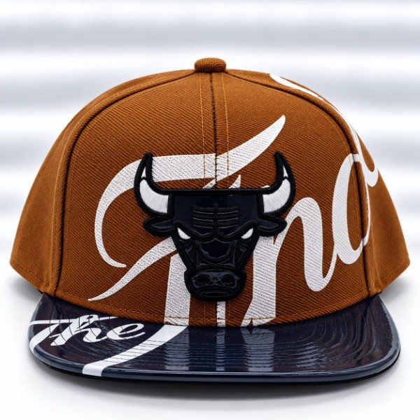 Producto - Gorra plana Chicago the finals v azul copa marron
