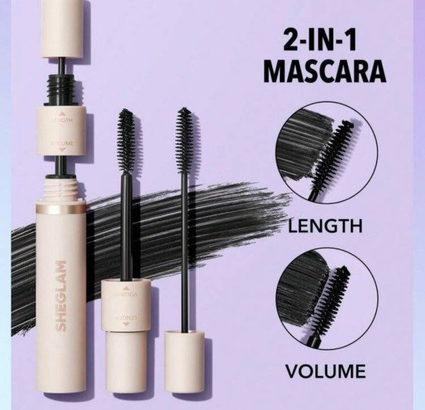 Producto - MÁSCARA DE PESTAÑAS SHEGLAM 2EN1