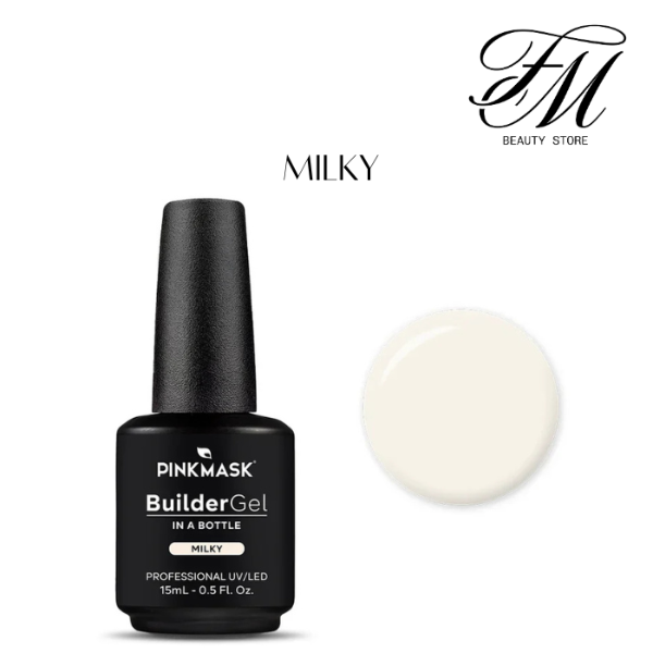 Producto - PINK MASK BUILDER GEL BOTELLA MILKY