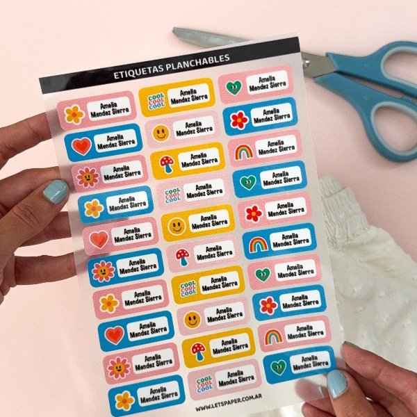 Producto - Etiquetas PLANCHABLES Cool
