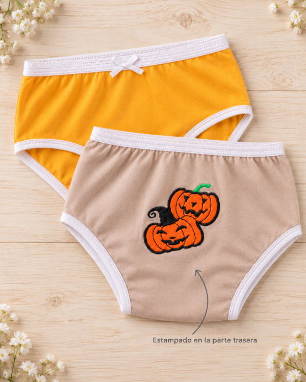 Producto - Pack de bombacha Calabaza Halloween - 0