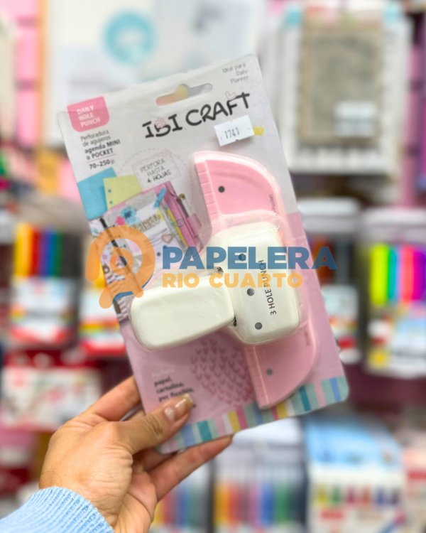 Producto - PERFORADORA PARA AGENDA MINI O POCKET IBI CRAFT