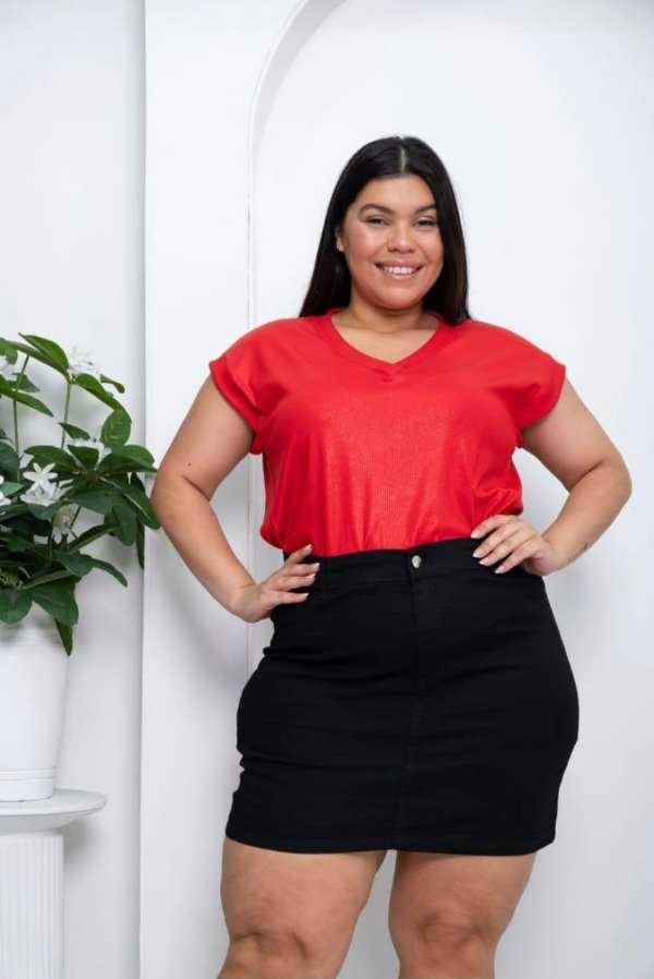 Producto - Pollera jeans ELASTIZADA