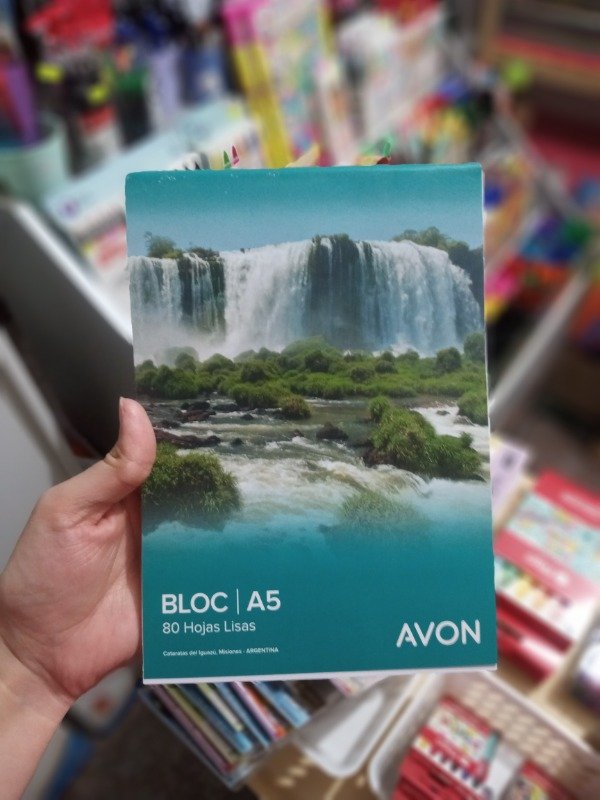 Producto - Block Ledesma Avon A5 Peg X80 Liso