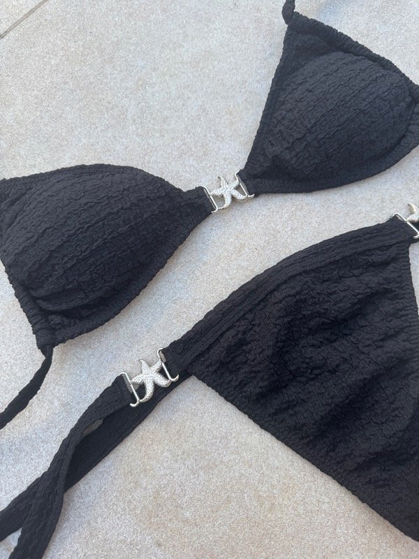 Producto - Bikini triple Estrella Negro