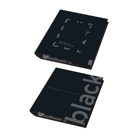 Producto - CARPETA A4 2X40 BLACK X UNIDAD MODELOS SURTIDO SKORA