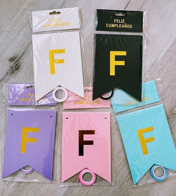 Producto - Banderines Feliz Cumpleaños