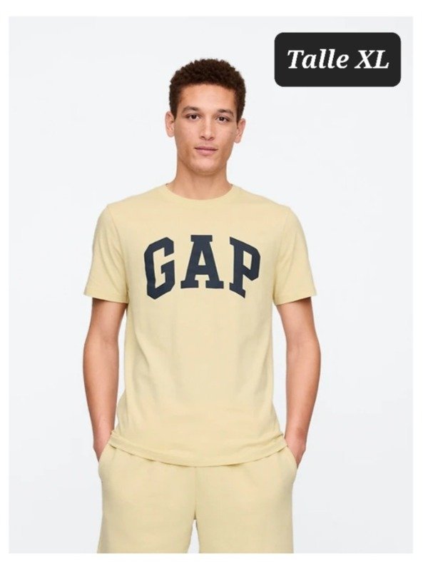 Producto - Remera manga corta gap talle xl amarillo