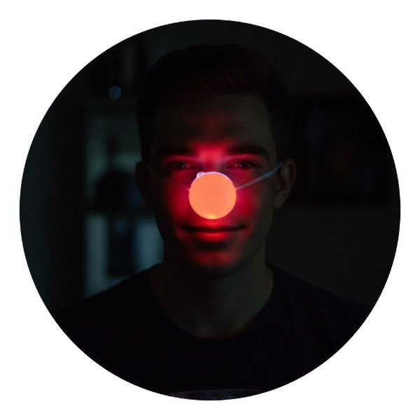 Producto - 6 Narices de Payaso Luminosas LED