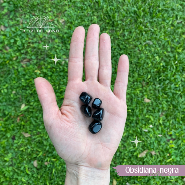 Producto - Obsidiana negra rolada