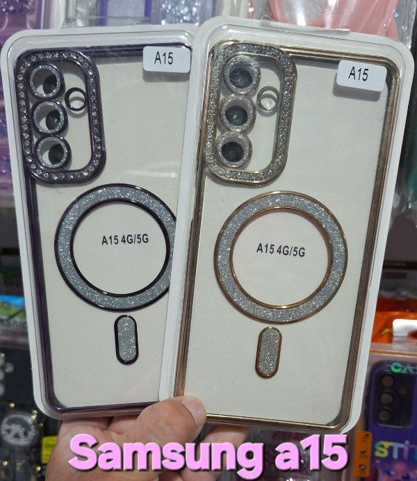 Producto - Fundas magsafe con strass. Samsung a15