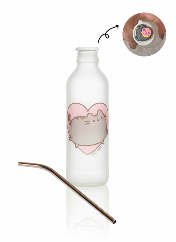 Producto - Botella Esmerilada 500 ml Varios Motivos PUSHEEN O CINNAMOROLL
